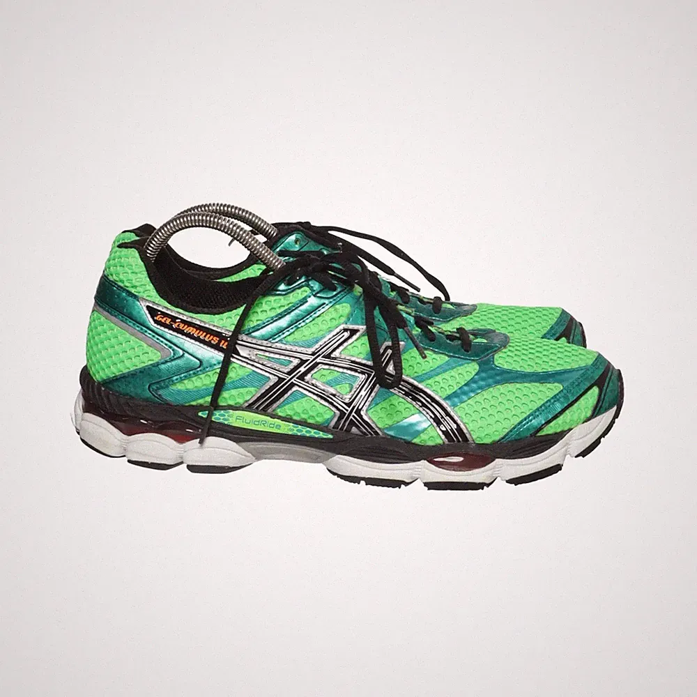 Asics, Laufschuhe, Größe: 48, Grün/Schwarz/Weiß, Herren #t5D