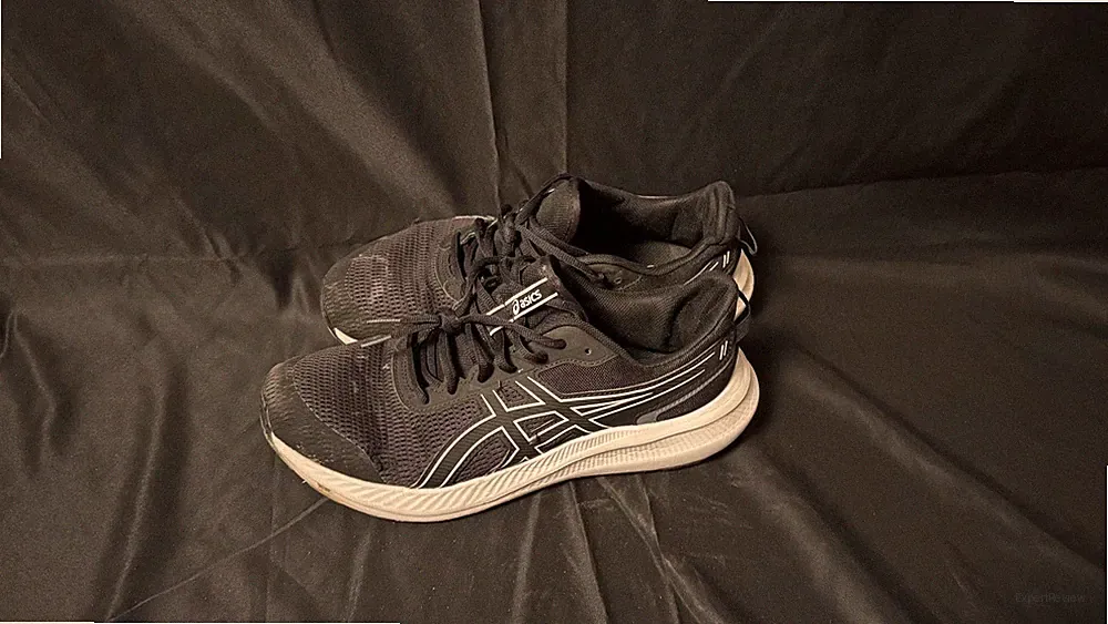 ASICS Laufschuhe Sneaker Gr. 43 schwarz grau Running Sportschuhe gebraucht
