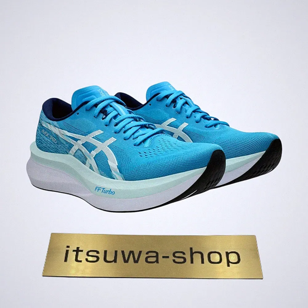 ASICS MAGIC SPEED 4 "WIDE" 1011B873 402 Stillwater White Laufschuhe oki US6,5
