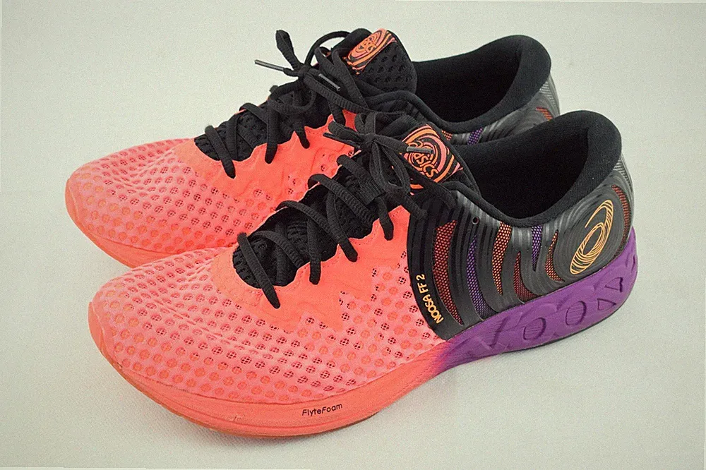 Asics Noosa FF 2 Pink Black EU 48 US 13 Laufschuhe Herren Unisex T819N gebraucht