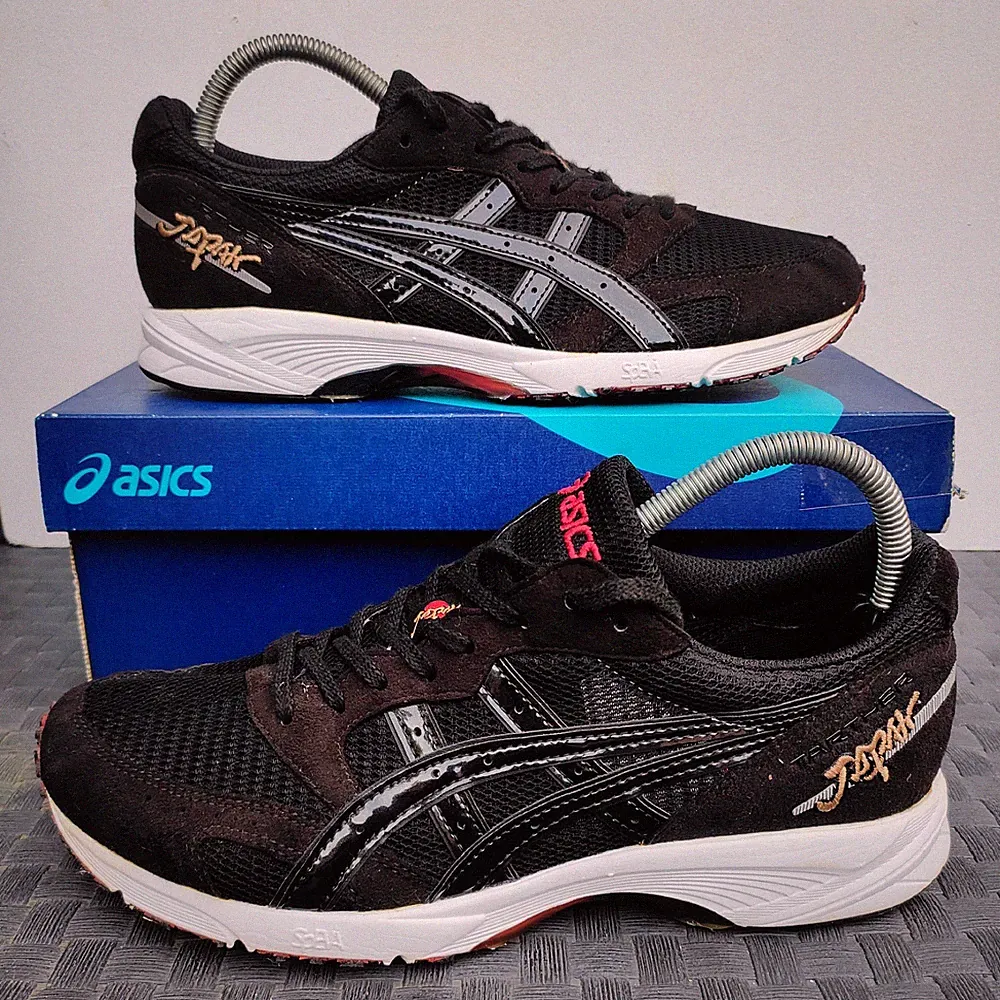 Asics Tarther Japan Tiger Racer Herren Laufschuhe schwarz Größe 8 UK 1013A007-001
