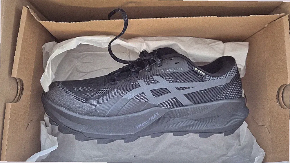 ASICS TRABUCO 14 GTX - Laufschuh Trail - black/graphite grey