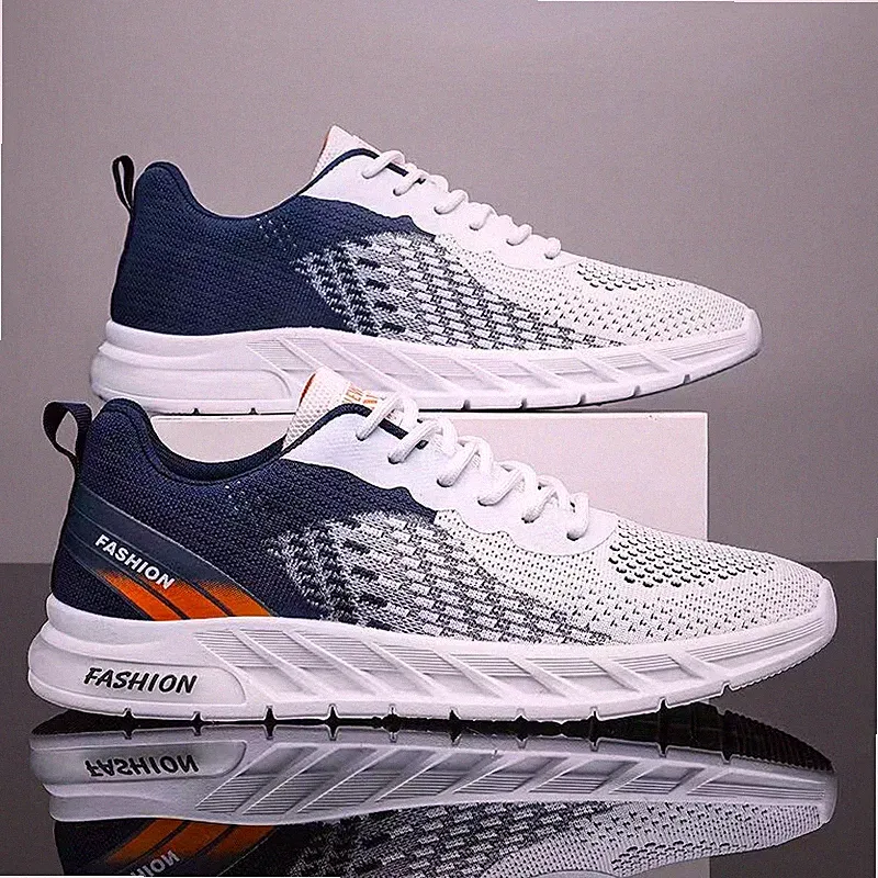 Atmungsaktive, leichte Herren-Laufschuhe, sportlicher Turnschuhe.