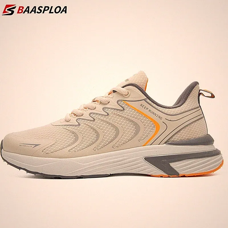 Atmungsaktive Mesh-Laufschuhe für Herren, leichte Sportschuhe.
