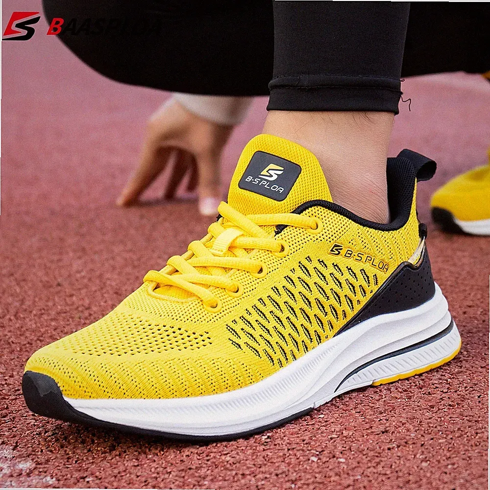 Atmungsaktive Mesh-Laufschuhe für Herren, Sportschuhe von qlt.