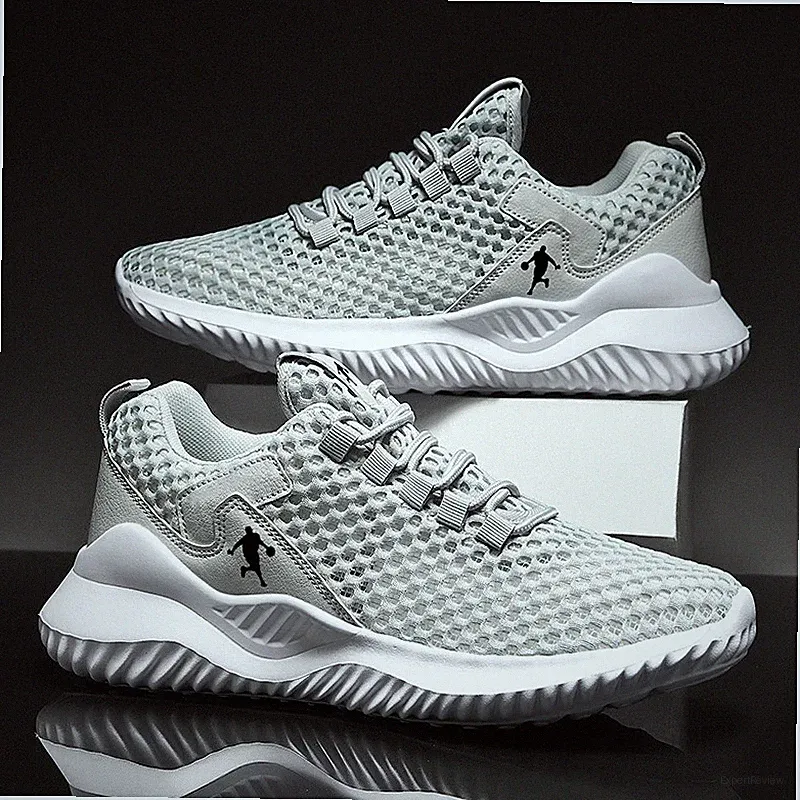 Atmungsaktiver Laufschuh aus Mesh, leichter Outdoor Walking Sneaker.