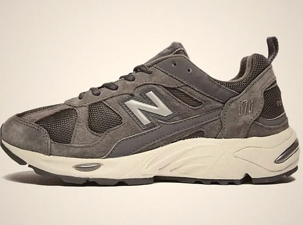 Authentische New Balance 878® (UK-Größe: UK 5) gepolsterte reflektierende Schuhe - grau