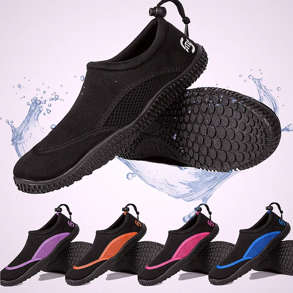 Badeschuhe für Dammen und Herren Aquaschuhe Schwimmschuhe Wasserschuhe Gr. 36-45