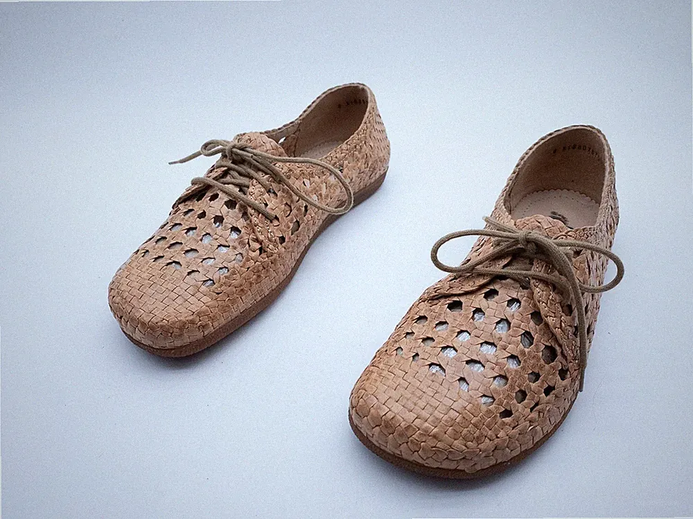 BÄR Herren Freizeitschuhe Schnürschuhe Leder Hellbraun Gr. 42 EU Art. 40270-55