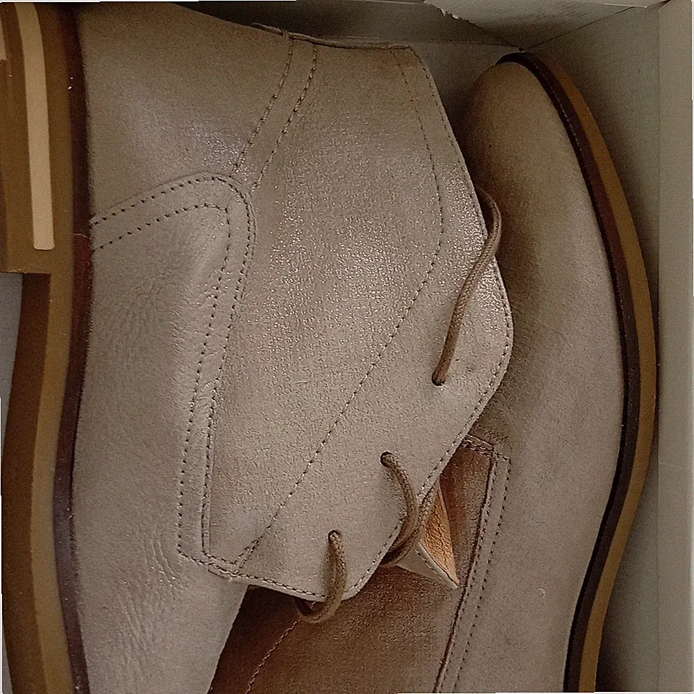 bagatt Herren Halbschuhe Wildleder beige EU 39 Schnürschuhe Freizeit Beruf