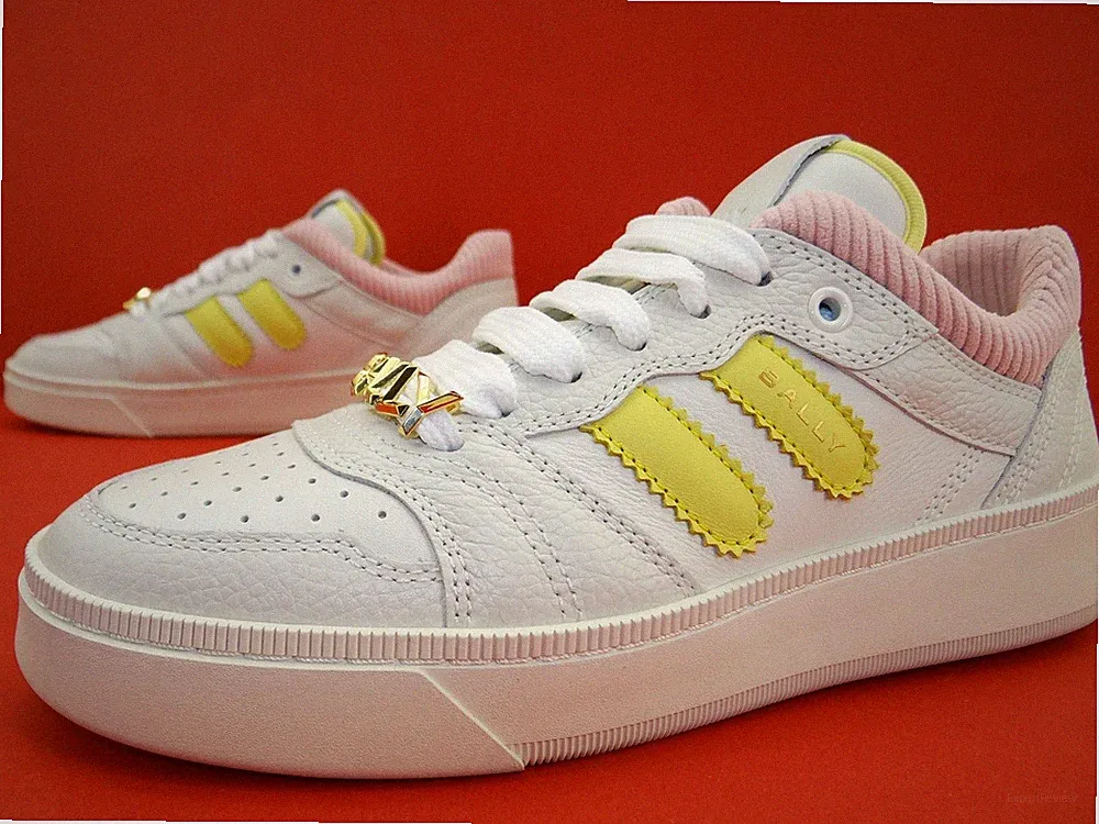 Bally Royalty Sneaker Turnschuhe Laufschuhe Damen Schuhe Leder Gr.39 Multi