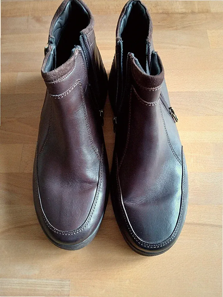 Bama Herren Schuhe / Boots aus Leder - Größe 43 - Braun