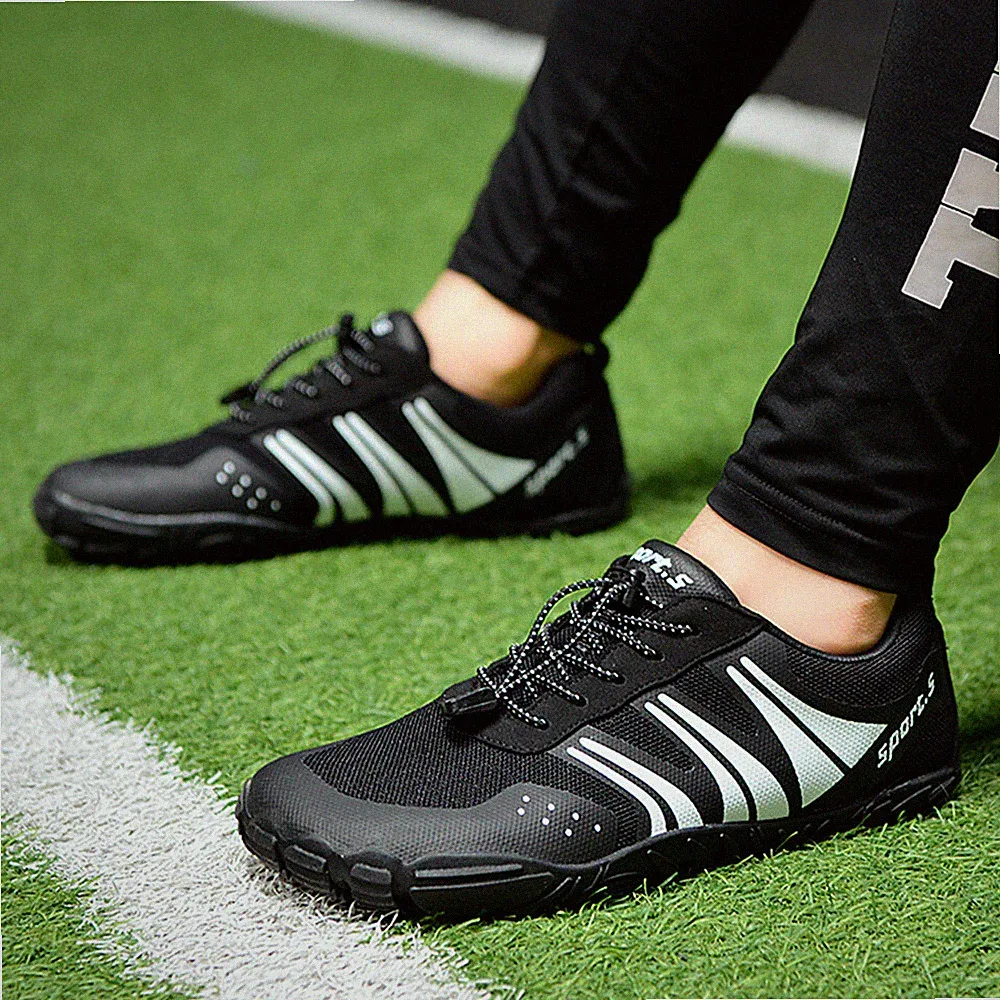 Barfußschuhe Damen Turnschuhe Herren Schuhe Atmungsaktiv Laufschuhe Wanderschuhe