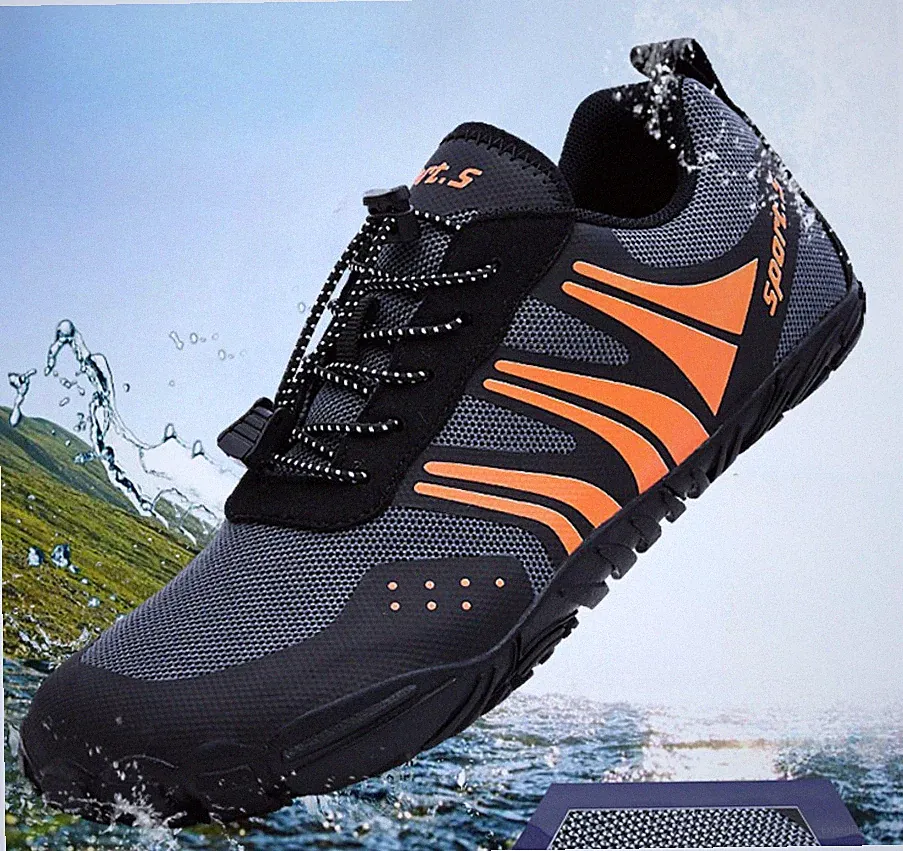 Barfußschuhe Damen Wanderschuhe Turnschuhe Atmungsaktiv Laufschuhe Herren Schuhe