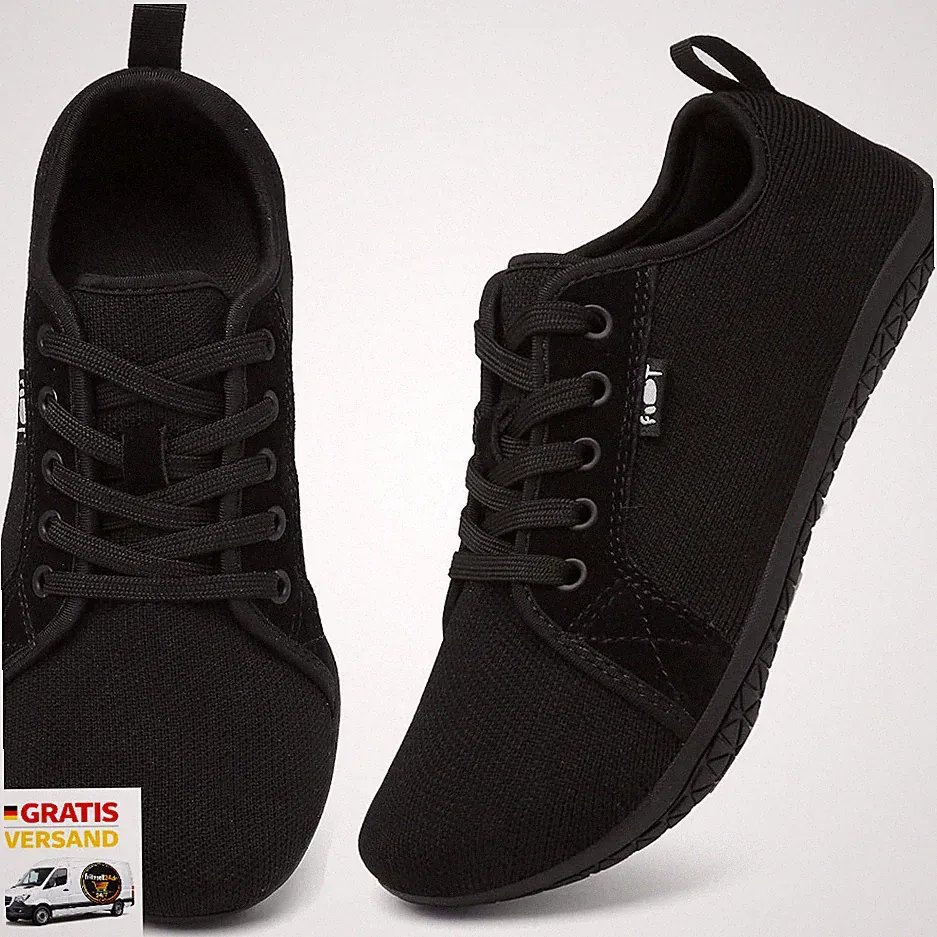Barfußschuhe Unisex Zero Drop Rutschfest Walking Laufschuhe