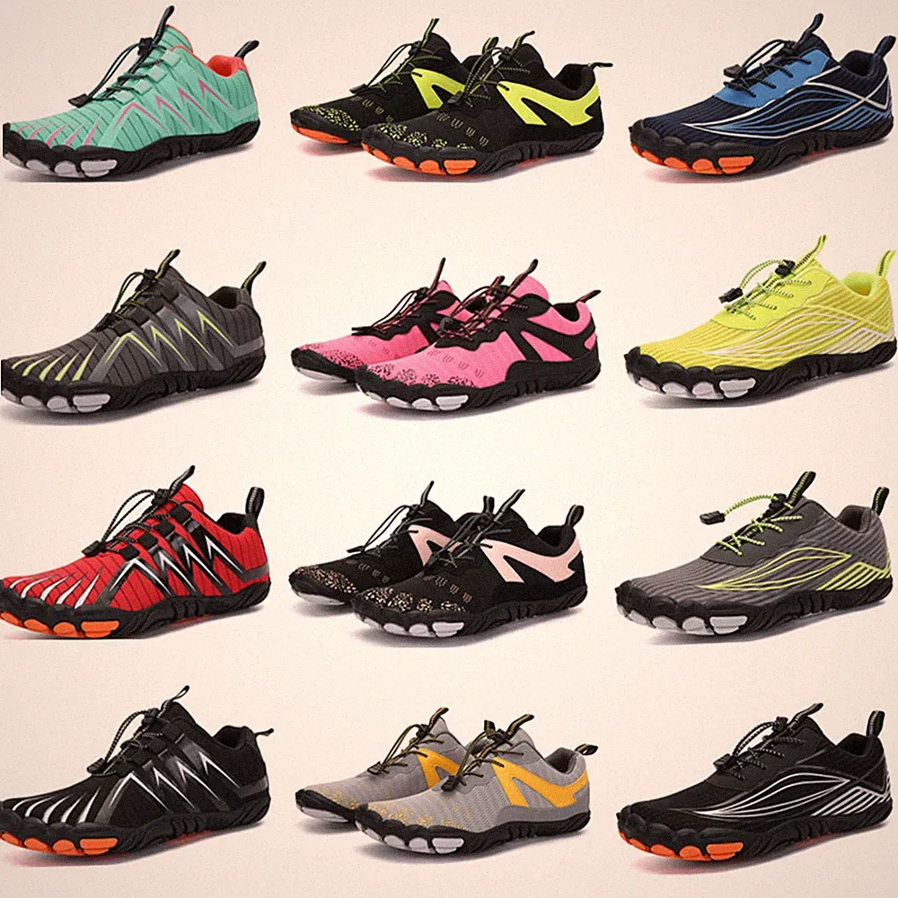 Barfußschuhe Wanderschuhe Atmungsaktiv Laufschuhe Turnschuhe Trekking Schuhe DE