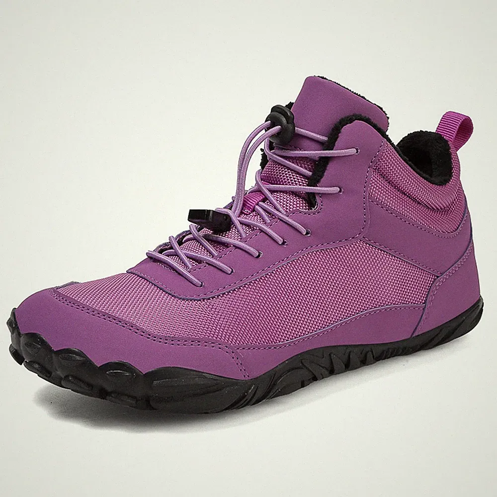 Barfußschuhe Warm Gefüttert Herren Winterschuhe Winterstiefel Traillaufschuhe DE