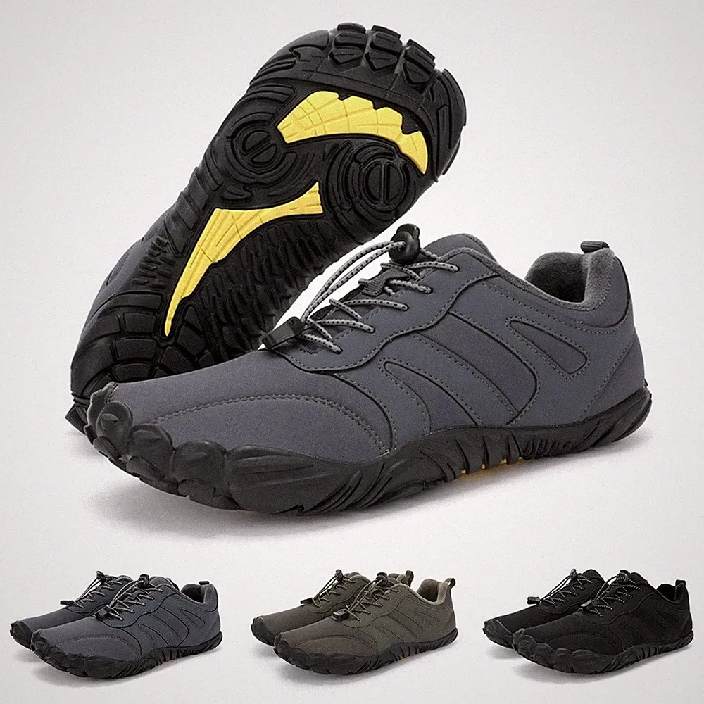 Barfußschuhe Warm Gefüttert Winterschuhe Herren Barfussschuhe Traillaufschuhe