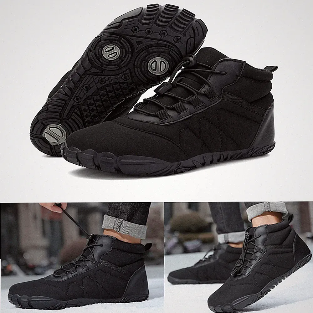 Barfußschuhe Winter Herren Damen Traillaufschuhe Warm Winterschuhe Sneaker DE
