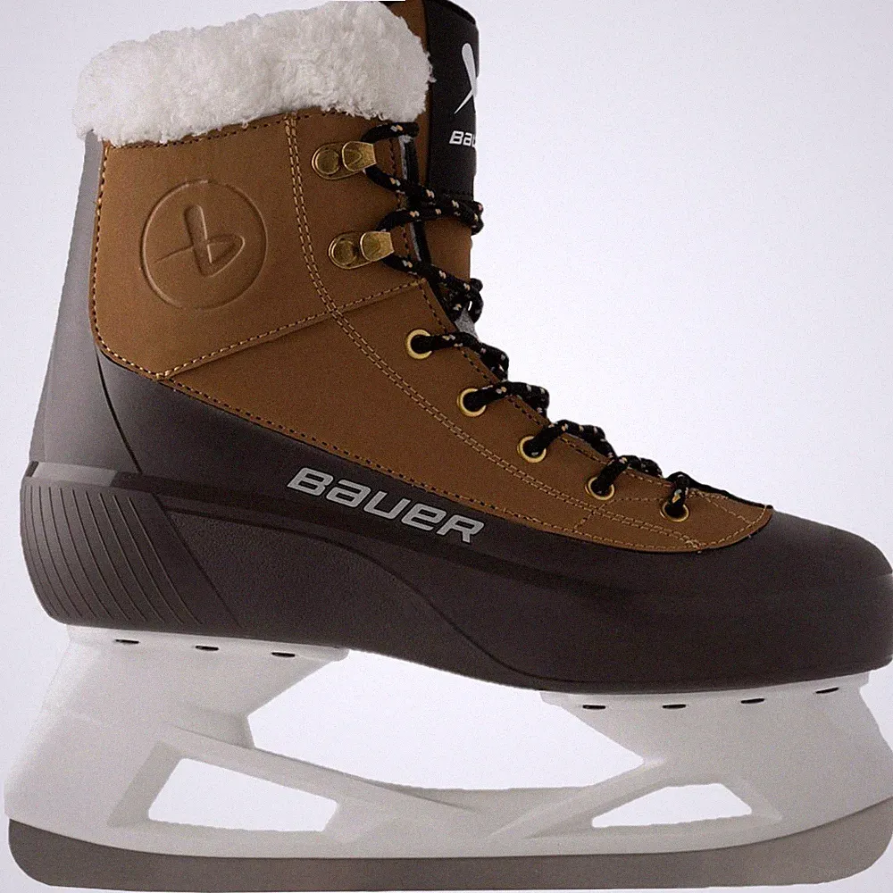 Bauer Whistler 2.0 Herren-Schlittschuhe Eislaufschuhe Ice-Skates Braun/Schwarz