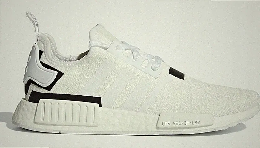 BD7741 Adidas NMD R1 Colorblock Weis Schwarz Herrenschuhe Laufschuhe 36 EU