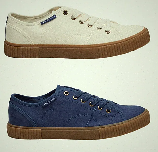 Ben Sherman Canvey Herren Komfort Klassisch Smart Mode Leger Leinen Pumps Schuhe