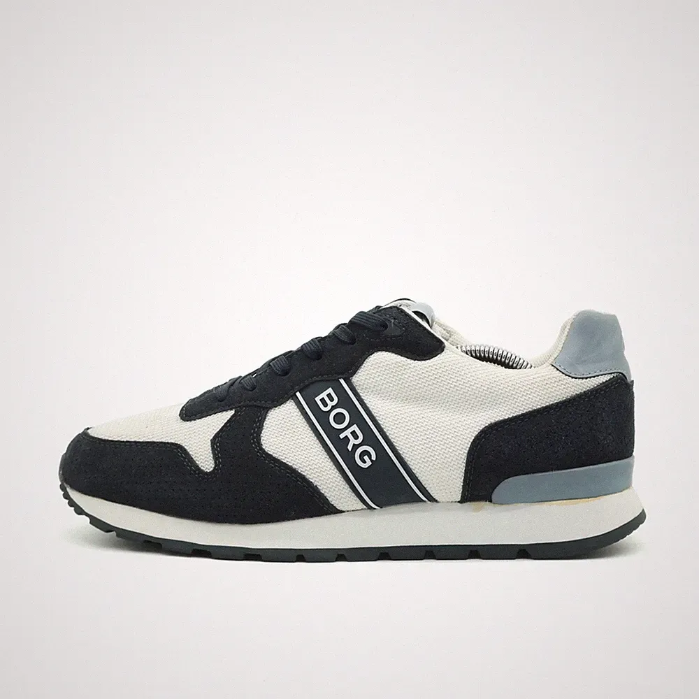 Björn Borg Herren 221258851 Sneaker dunkelblau-weiß Retro Laufschuh EU 45
