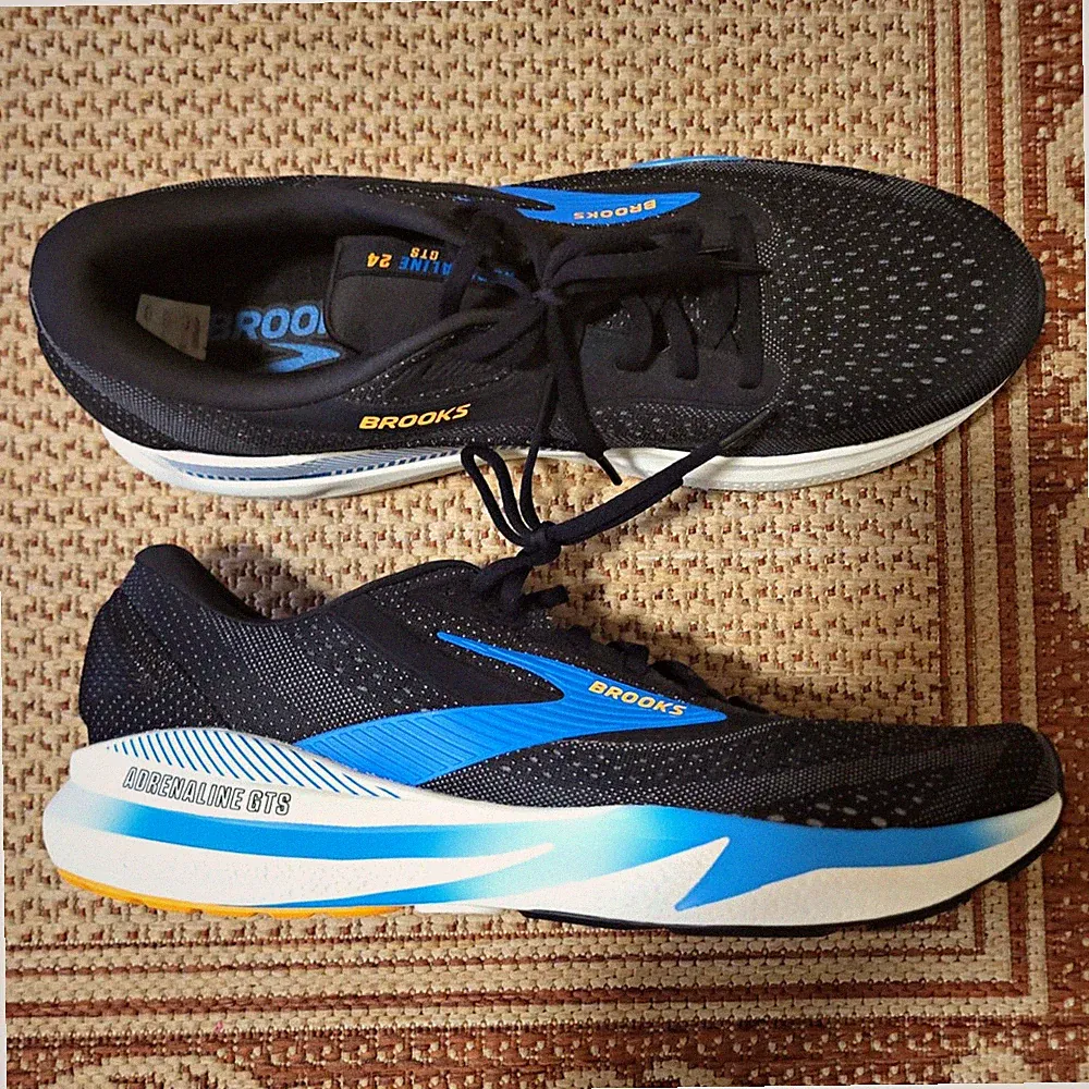 Brooks Adrenaline GTS 24 Herren Laufschuhe Mesh atmungsaktiv Dämpfung D wie NEU