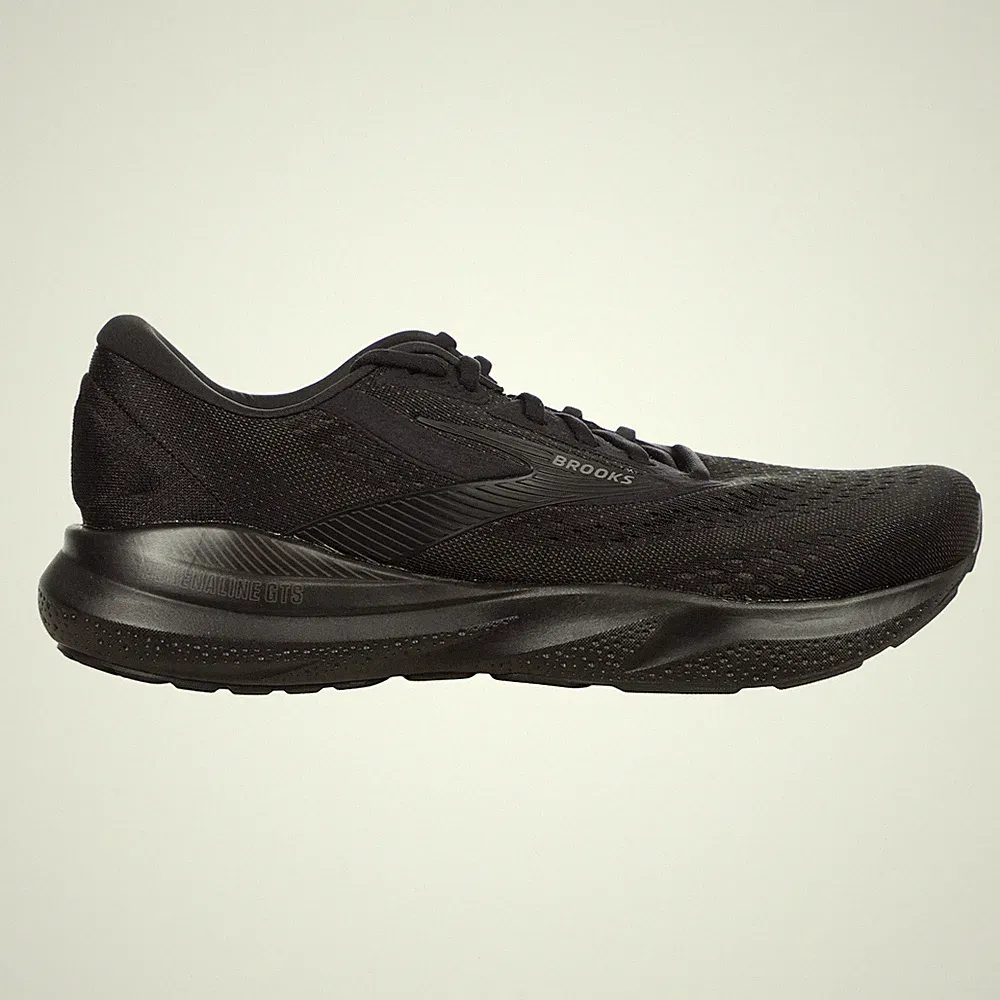 Brooks Adrenaline Gts 24 Wide Herren Laufschuhe Schwarz 44,5 NEU