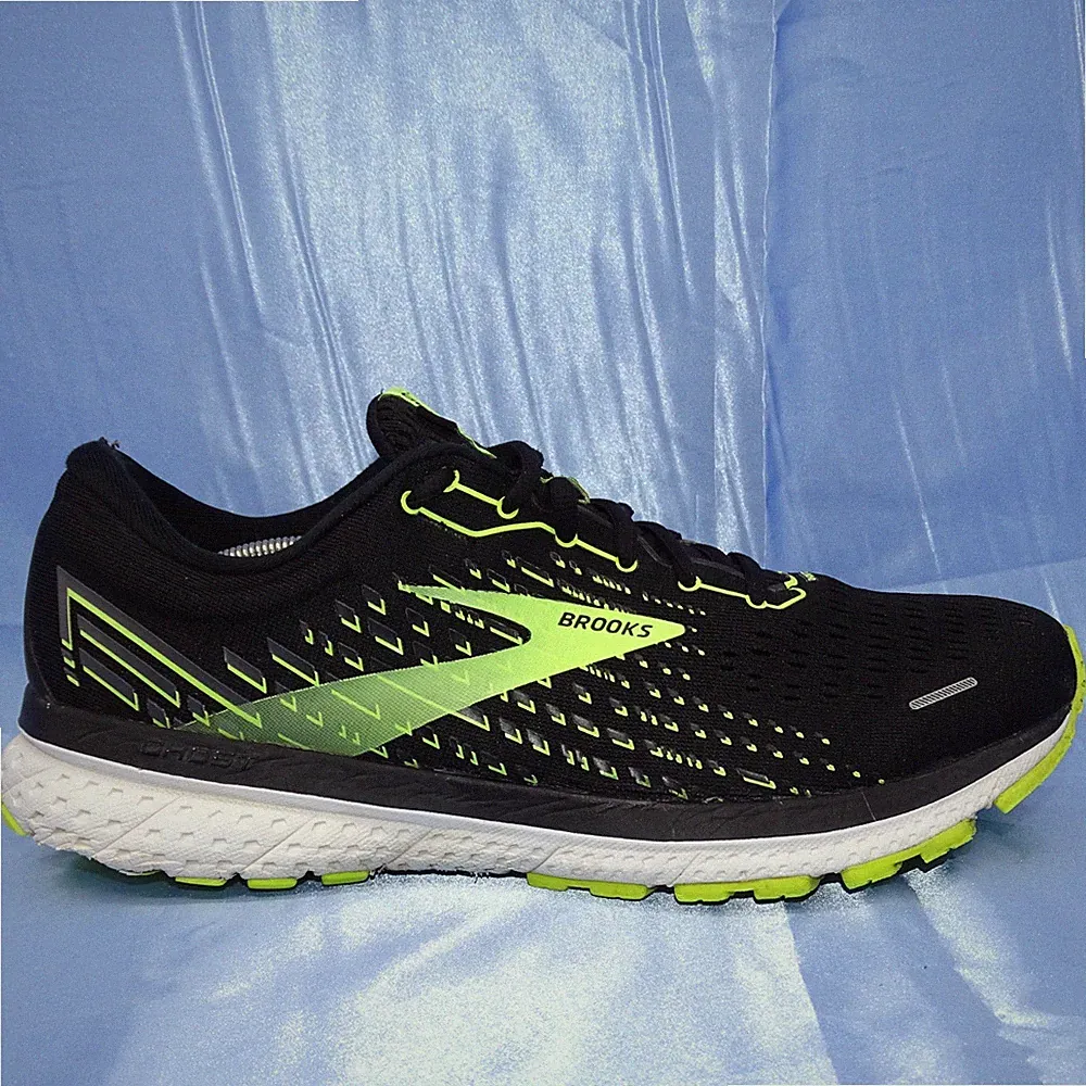 BROOKS GHOST 13 LAUFSCHUHE GR 45 HERREN SCHUHE SNEAKER ADRENALIN GLYCERIN / A8
