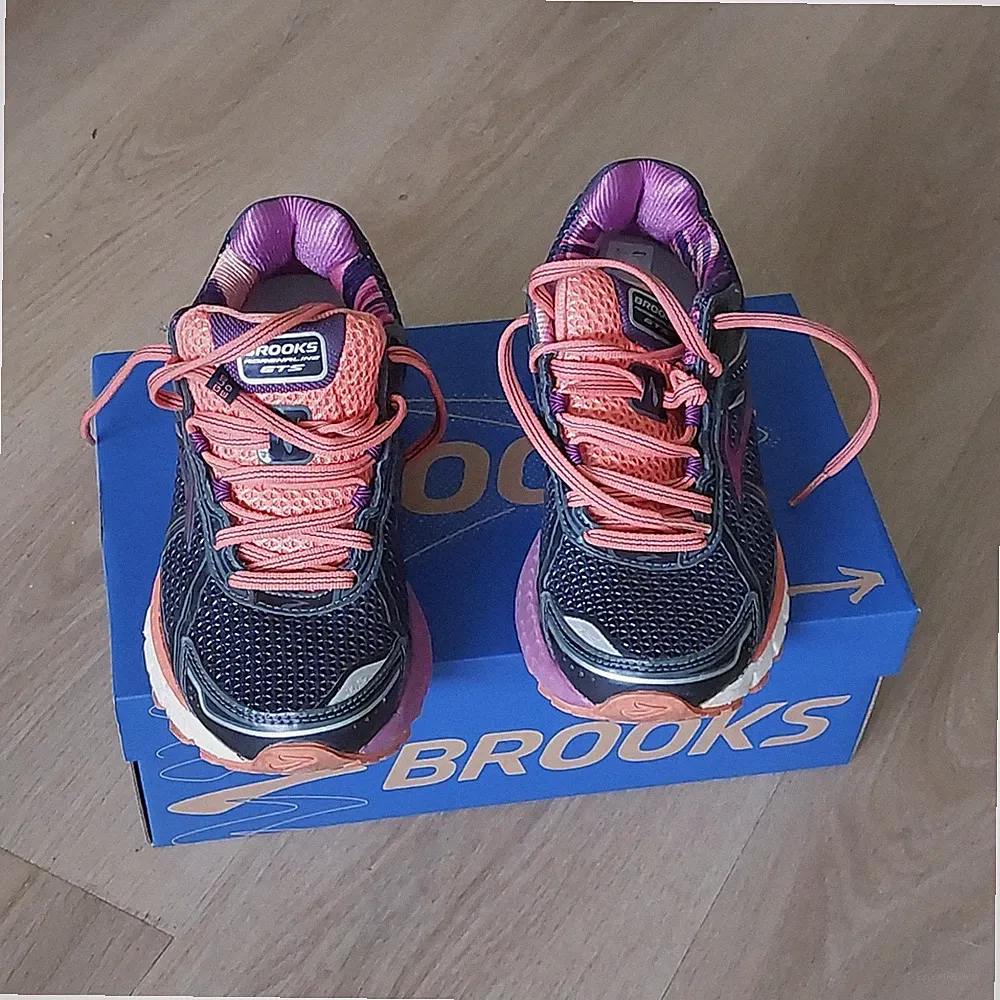 brooks damen laufschuhe orange