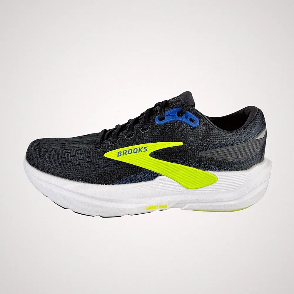Brooks Ghost Max 3 Herren Neutral Laufschuhe Black/Navy/Acid Lime 1104641D078