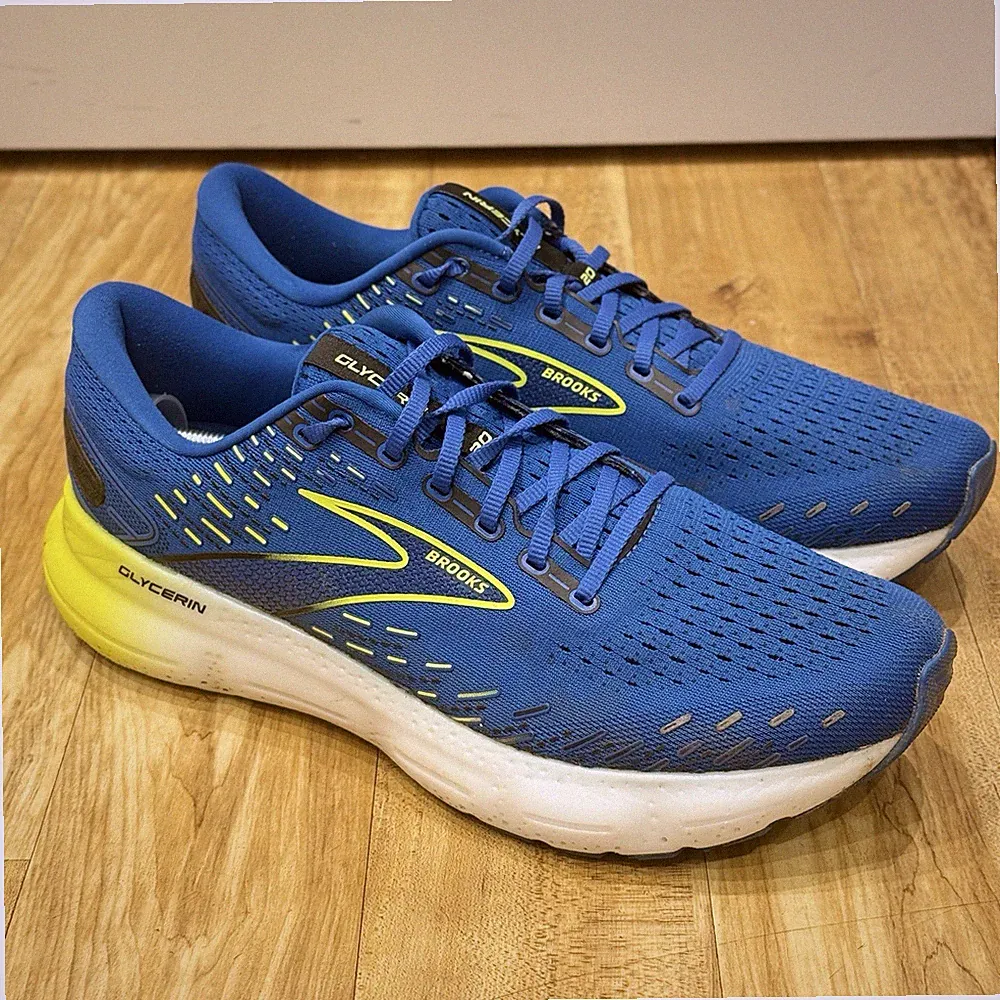 Brooks Glycerin 20 1103821D482 Blau Performance Laufschuhe Herren UK 10,5