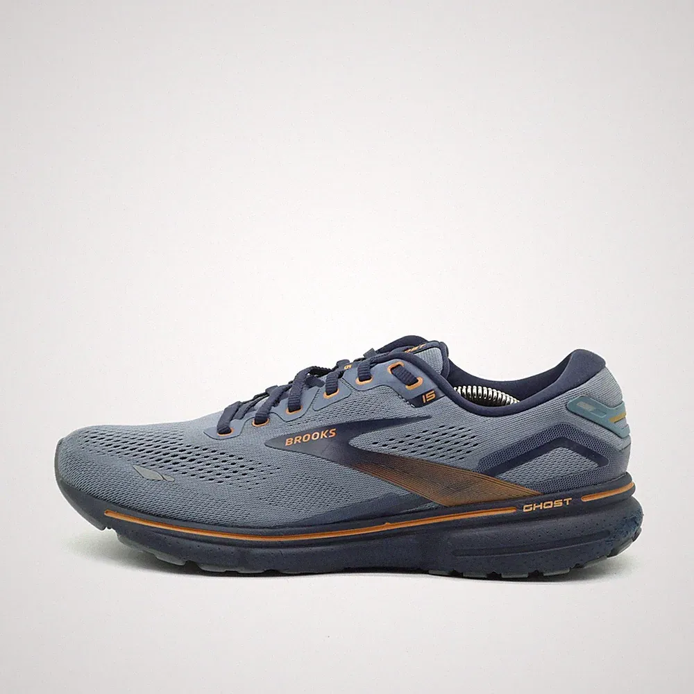Brooks Herren Ghost 15 Sneaker EU 44.5 Blau 1103931D025 Mesh Low-Top