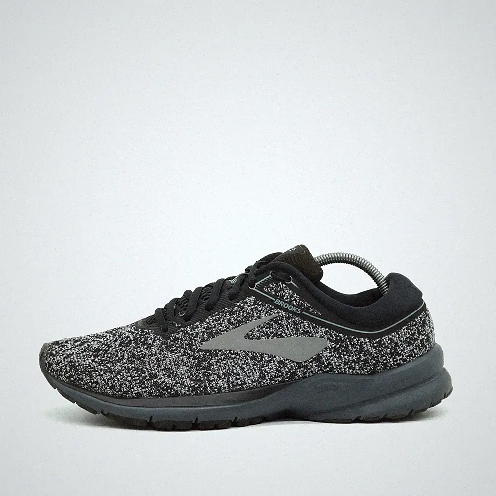 Brooks Herren Launch 5 Sneaker Schwarz/Grau Niedrig Laufschuhe EU 42.5