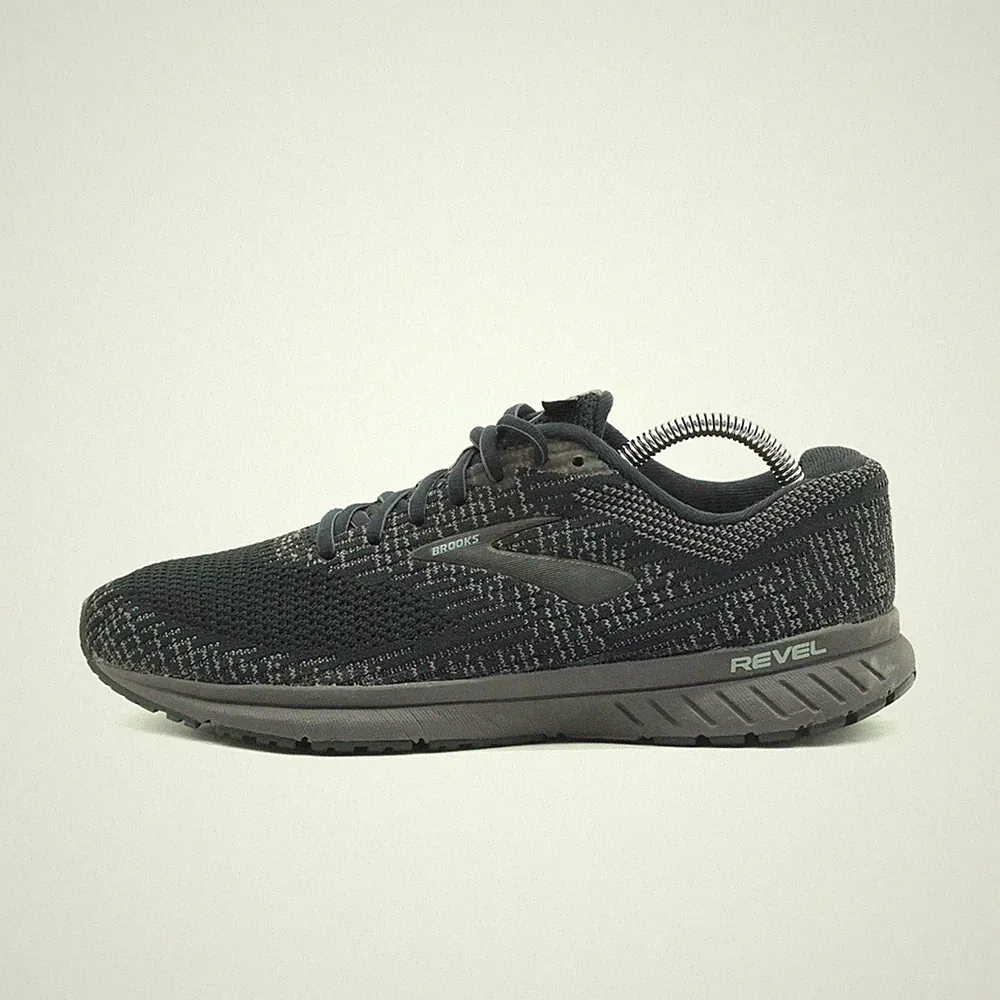 Brooks Herren Revel 3 Sneaker Schwarz Textil Atmungsaktiv Laufschuhe EU 42