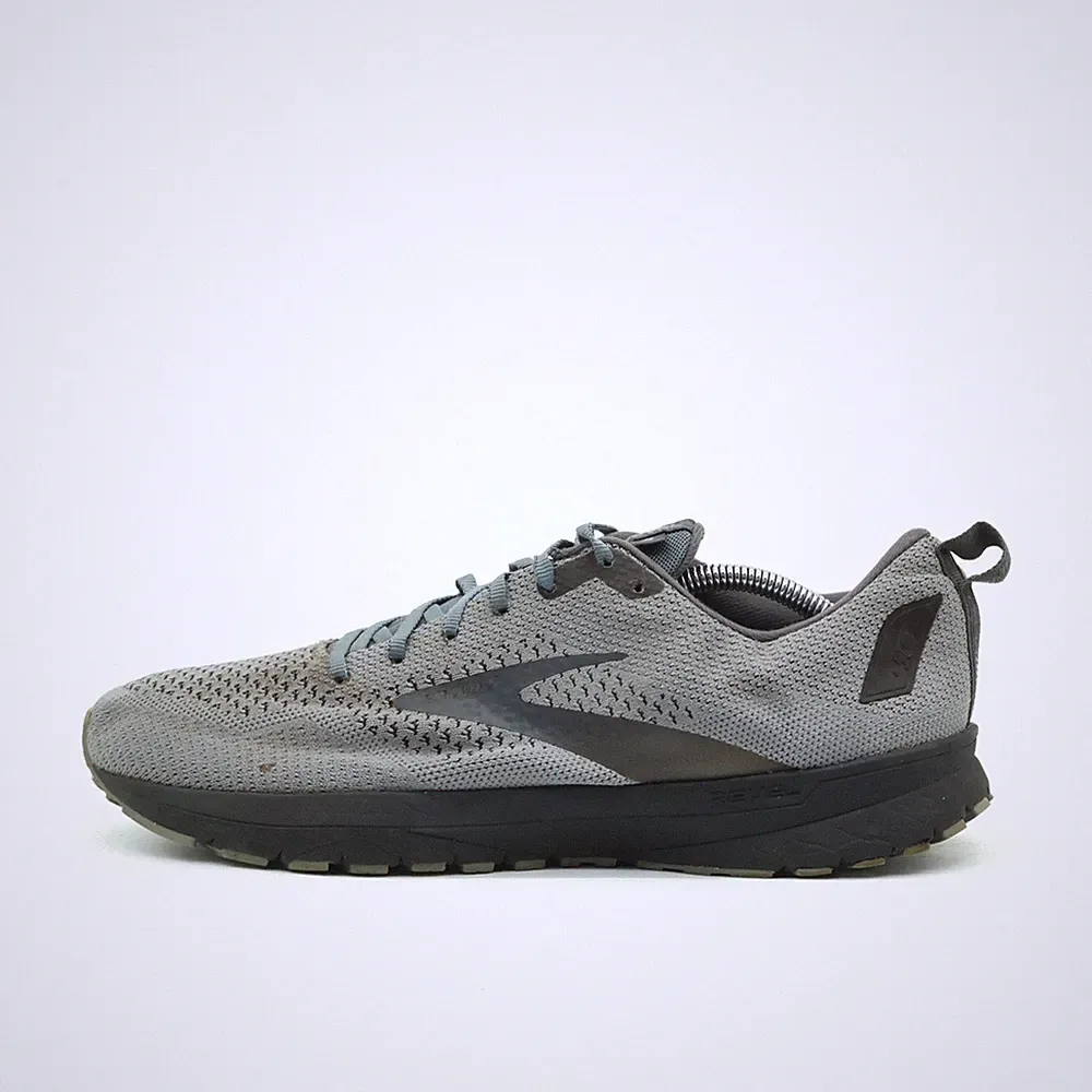 Brooks Herren Revel 4 Sportschuhe Grau Mesh Low-Top Atmungsaktiv Laufschuh EU 45