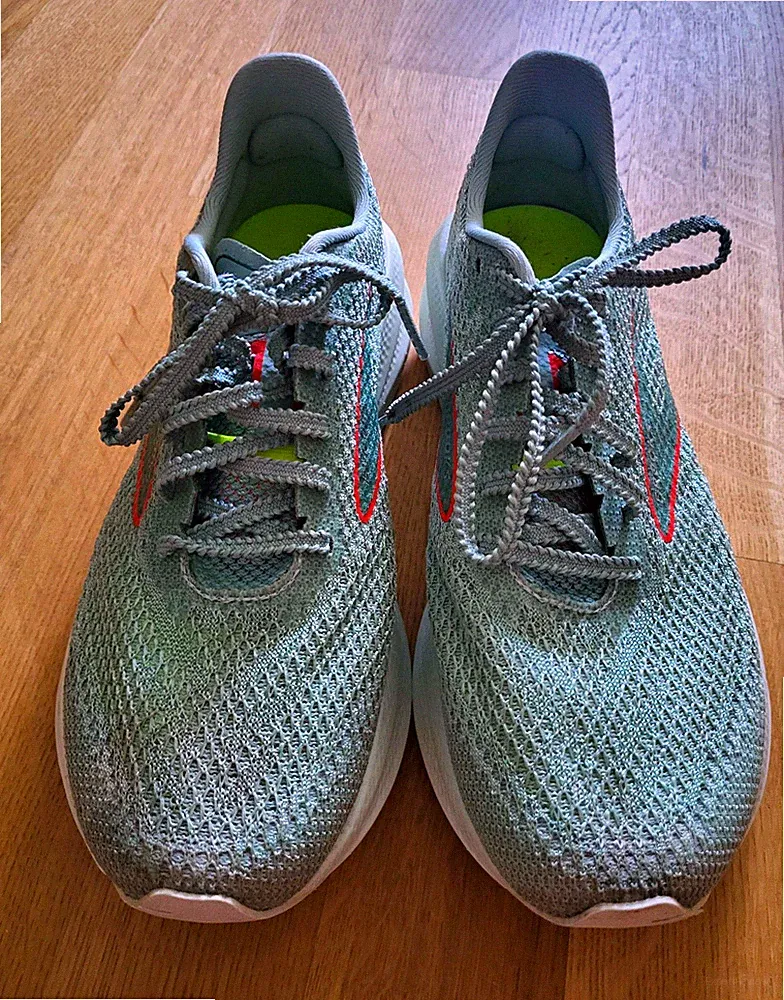 Brooks Hyperion Herren Laufschuhe Grau Mesh Low Top Sneaker Schnürung