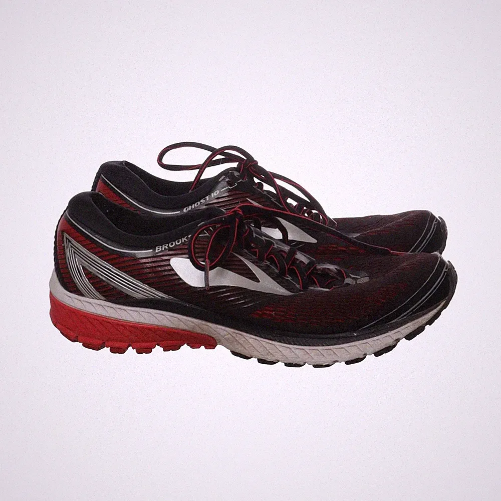 Brooks, Laufschuhe, Größe: 12, Schwarz/Rot, Damen #uK1