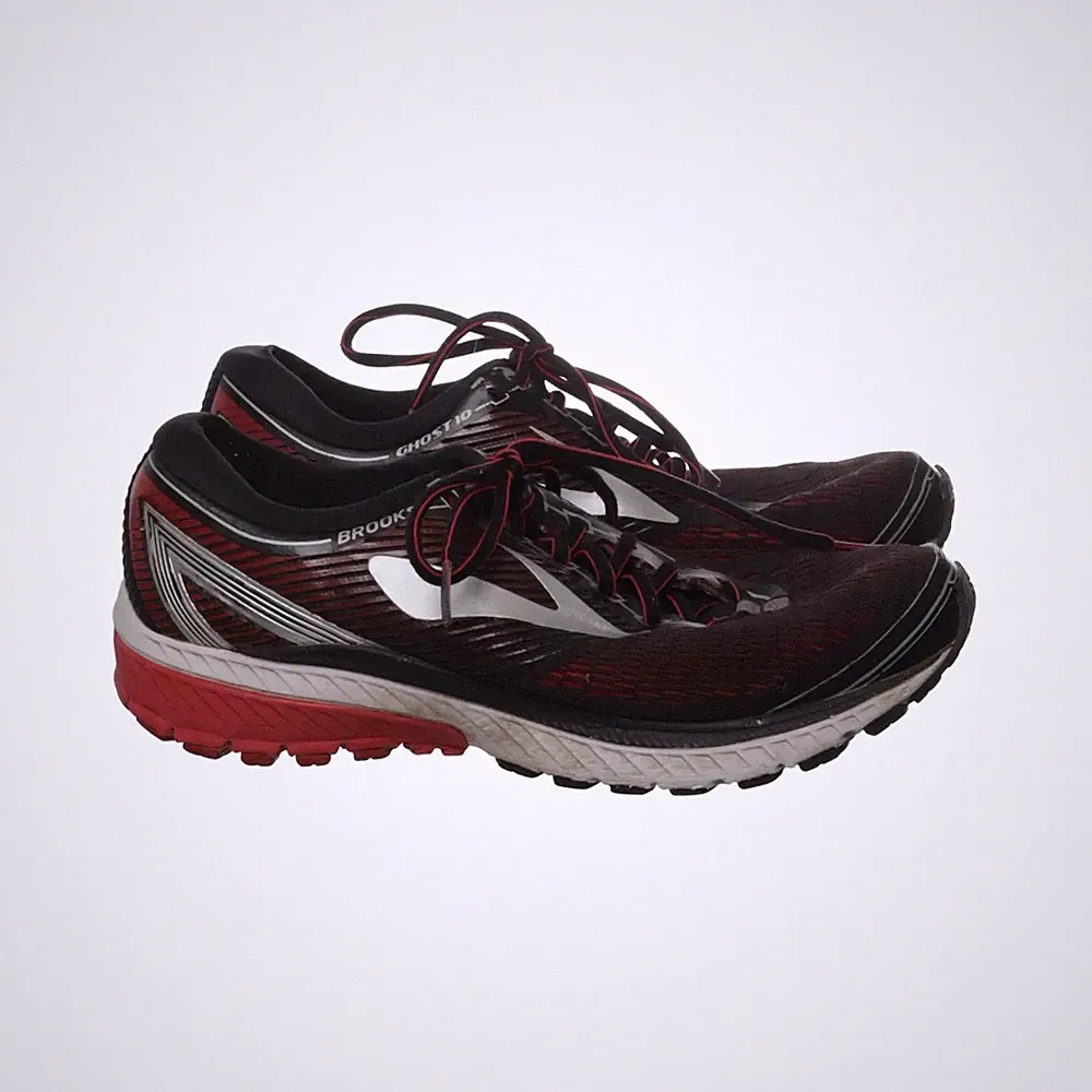 Brooks, Laufschuhe, Größe: 12, Schwarz/Rot, Damen #uK1