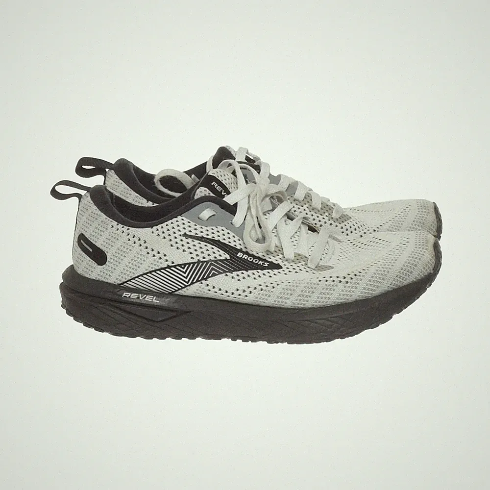 Brooks, Laufschuhe, Größe: 37 1/2, Weiß/Schwarz, Herren #X8x