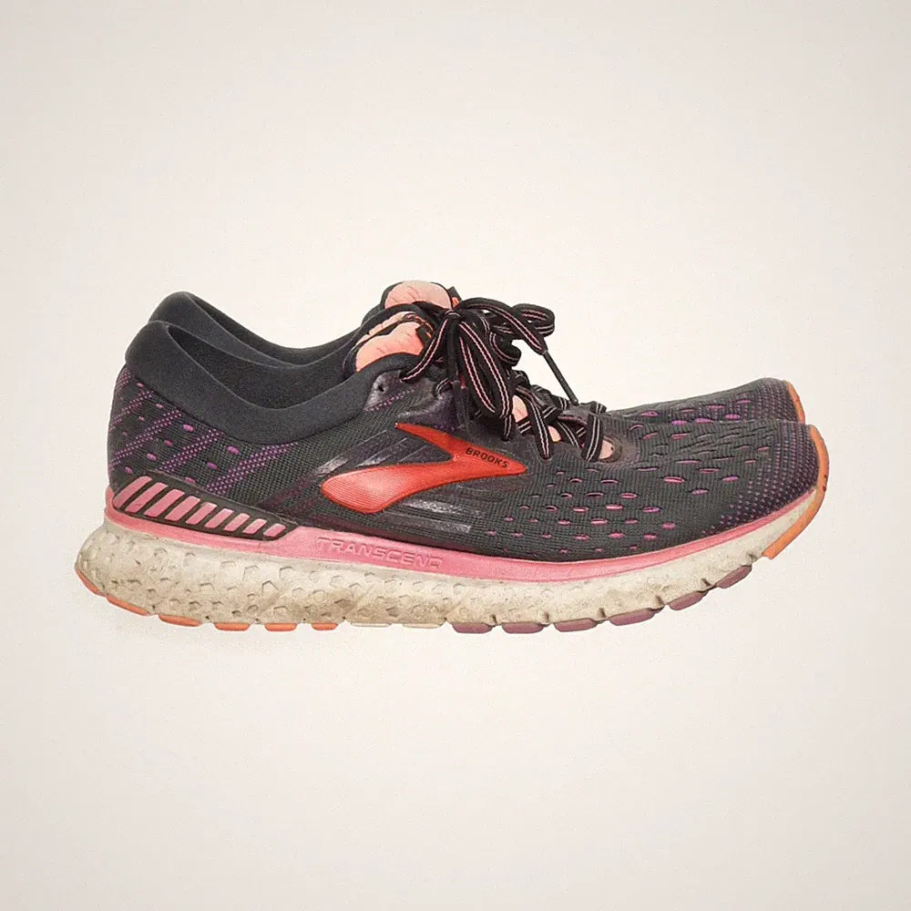 Brooks, Laufschuhe, Größe: 40 1/2, Schwarz/Pink/Orange, Damen #pXk