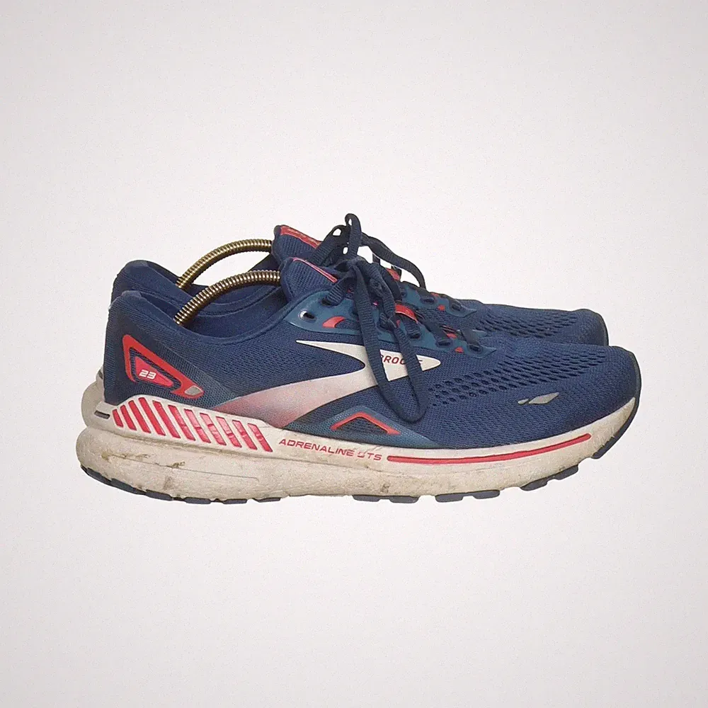 Brooks, Laufschuhe, Größe: 40, Blau/Rot/Weiß, Damen #NWU