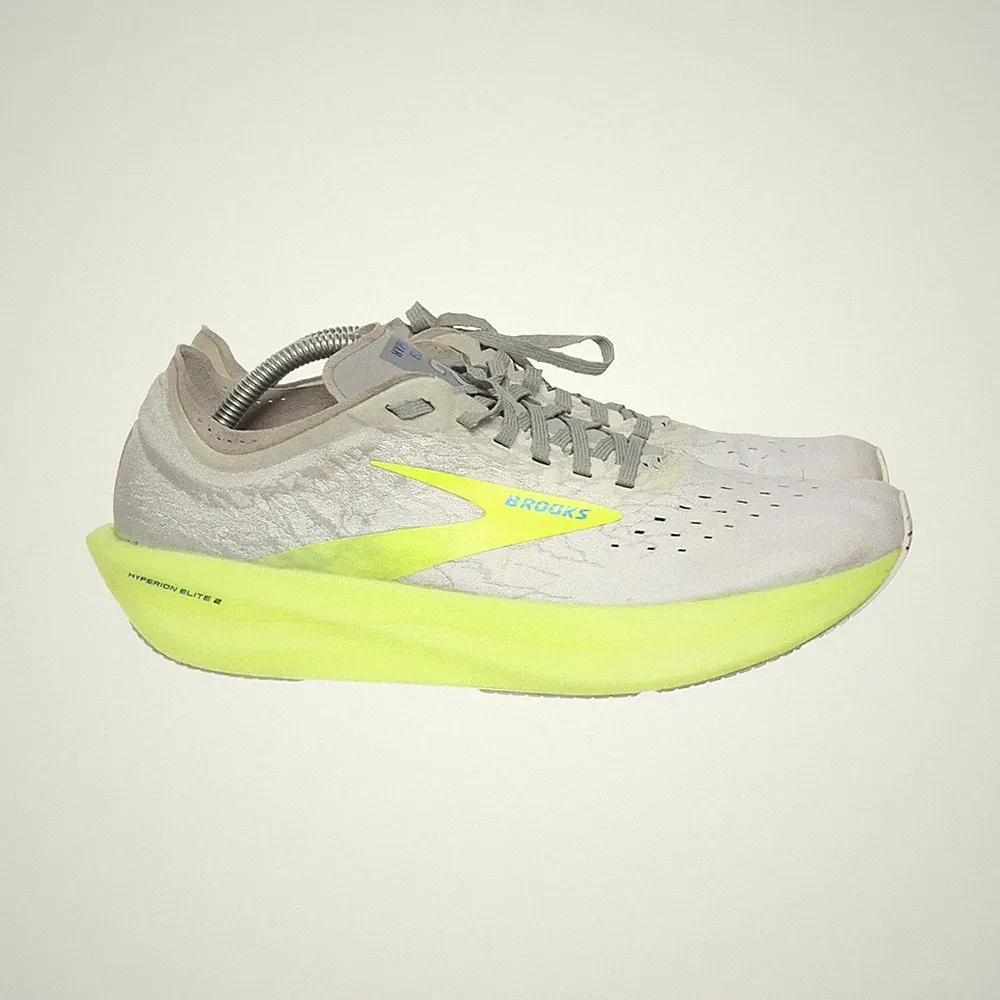 Brooks, Laufschuhe, Größe: 44 1/2, Grau/Gelb, Herren #PPy