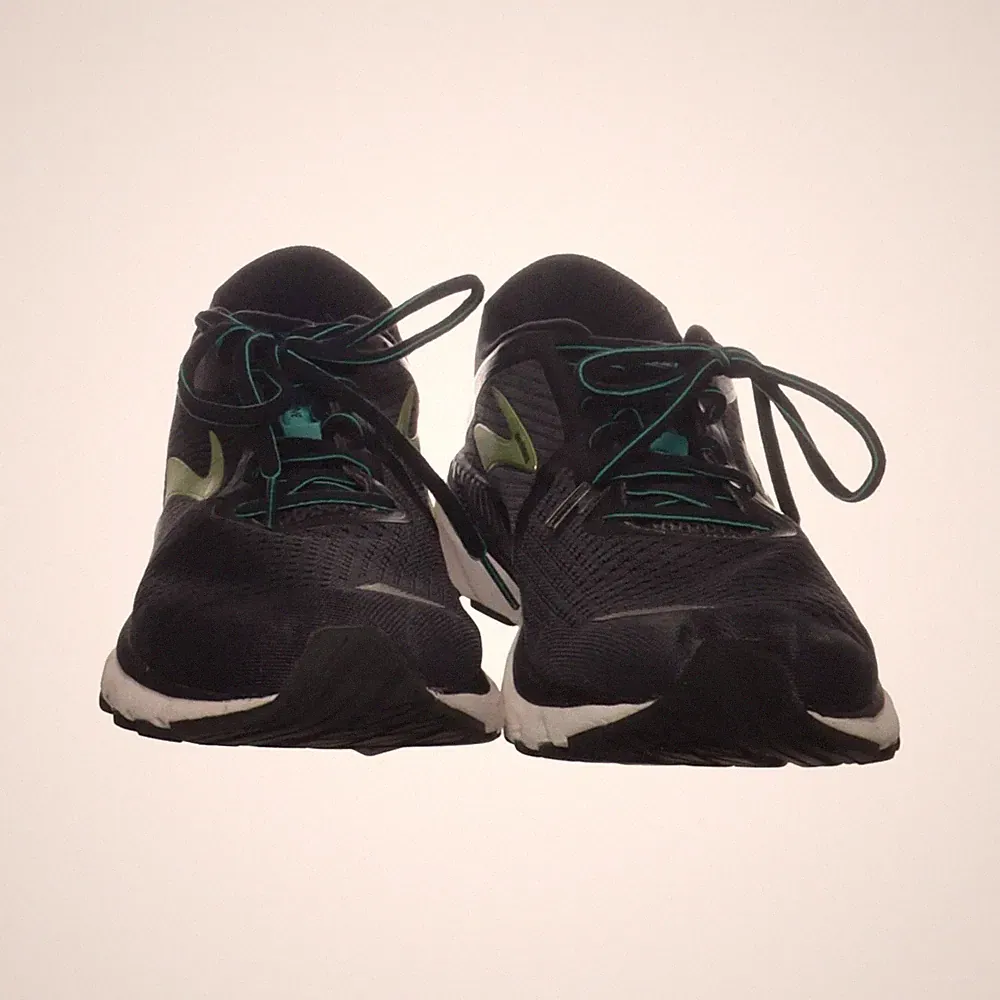 Brooks, Laufschuhe, Größe: 44 1/2, GTS XX, Grau/Schwarz/Grün, Herren #3YX