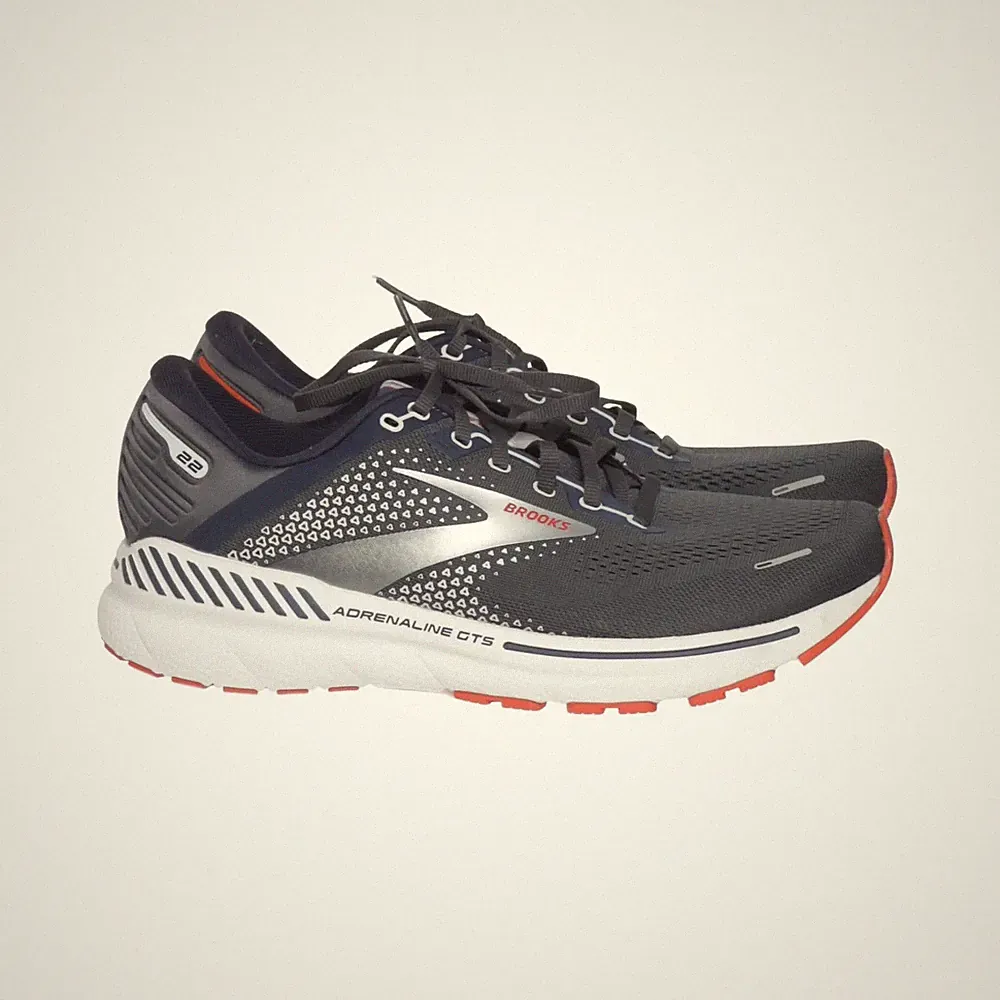 Brooks, Laufschuhe, Größe: 44, model: ghost 14, Blau/Weiß/Rot, Herren #16k