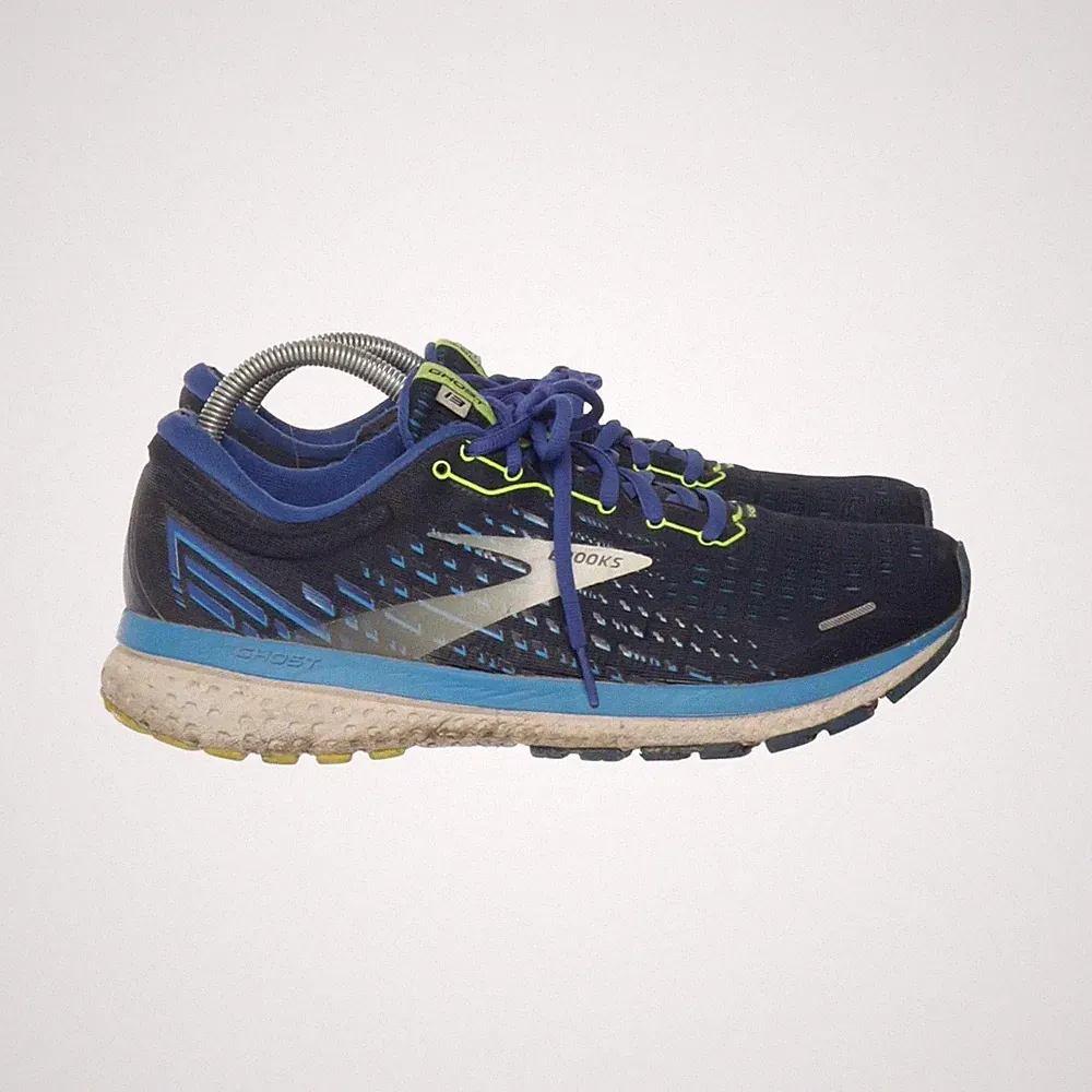 Brooks, Laufschuhe, Größe: 44, model: ghost, Blau/Gelb, Herren #PQv