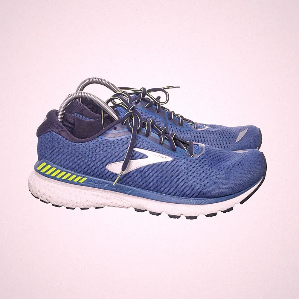 Brooks, Laufschuhe, Größe: 45 1/2, model: launch 7, Blau/Weiß/Mehrfarbig #Aft