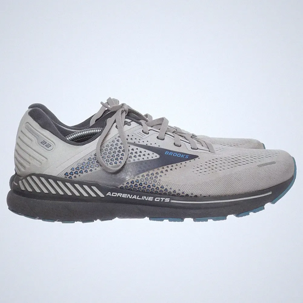 Brooks, Laufschuhe, Größe: 47 1/2, Grau/Blau, Herren #z7V