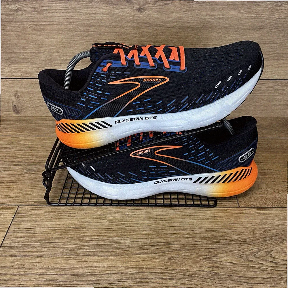 Brooks Schuhe Herren Gr. UK 10,5 Glycerin GTS Running Trail Marathon Turnschuhe